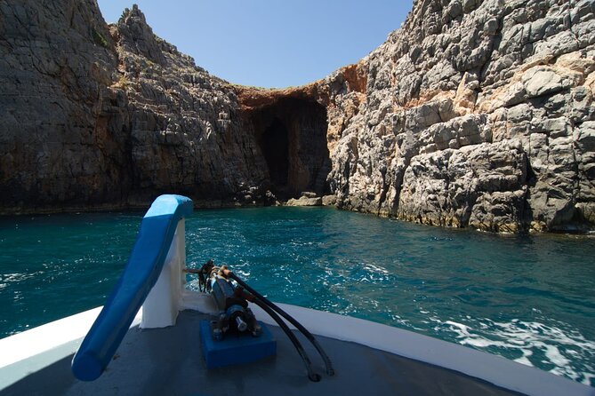 4 Hour Fishing and Swimming Boat Experience in Schisma Eloundas - Spinalonga stop: what you’re seeing, and why the name gets confusing