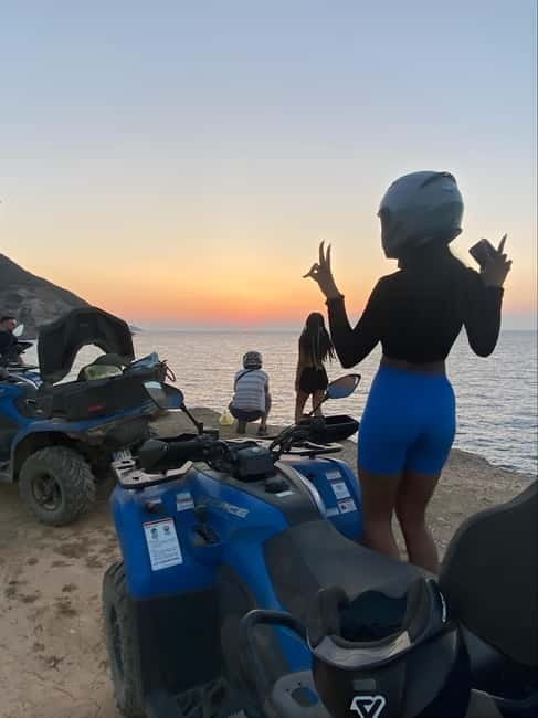 Agia Pelagia: Sunset or Morning Quad Tour & Ghost Town Visit - Riding Down Toward Fodele: Olive Grooves and the Coast Switch