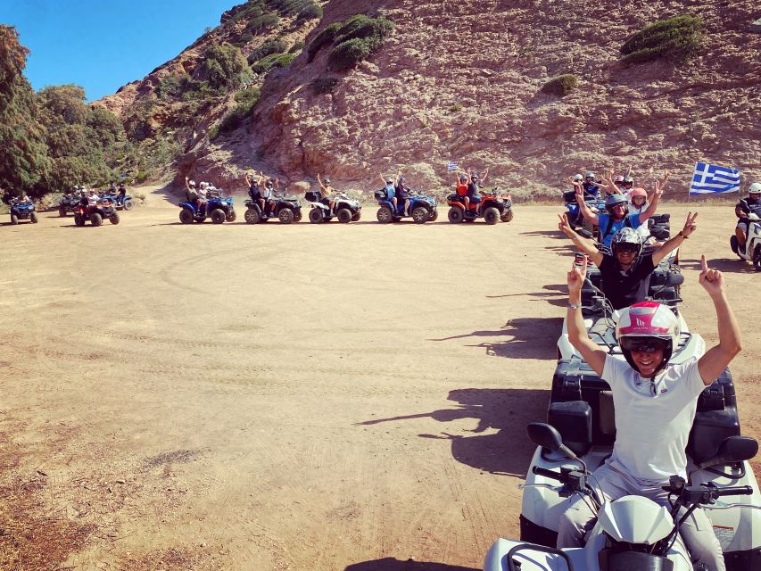 Agia Pelagia: Sunset or Morning Quad Tour & Ghost Town Visit - The Raki and Sweet Finale: Small Touch, Big Feel