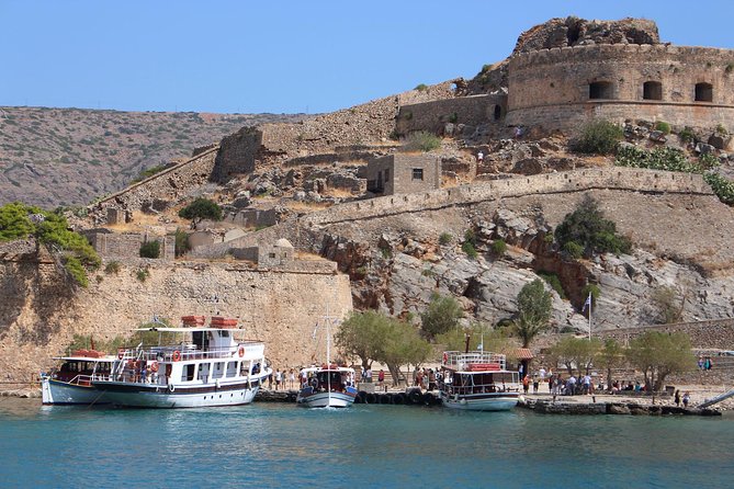 Crete Elounda and Spinalonga Island Cruise Day Trip - Agios Nikolaos Harbor and the Bottomless Lake Stop