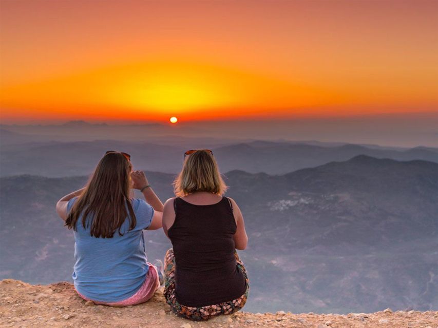 Crete: Land Rover Safari with Sunset Viewing, Dinner, & Wine - Going Down at Night: Moonlit Coastline and Village Lights