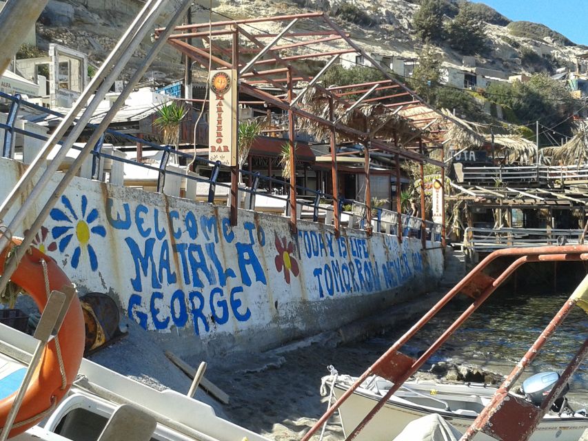 Crete: Matala Beach and Hippie caves, Red beach - Photo moments along the way: the Grand River and Kourtaliotikos Gorge cliffs