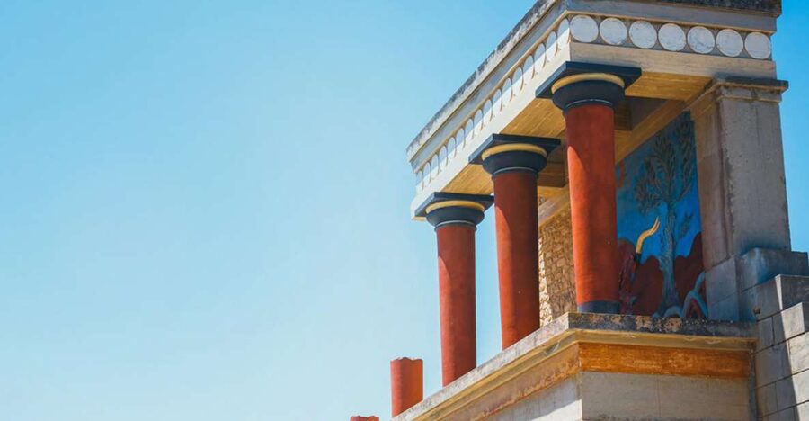 The Palace of Knossos near Heraklion