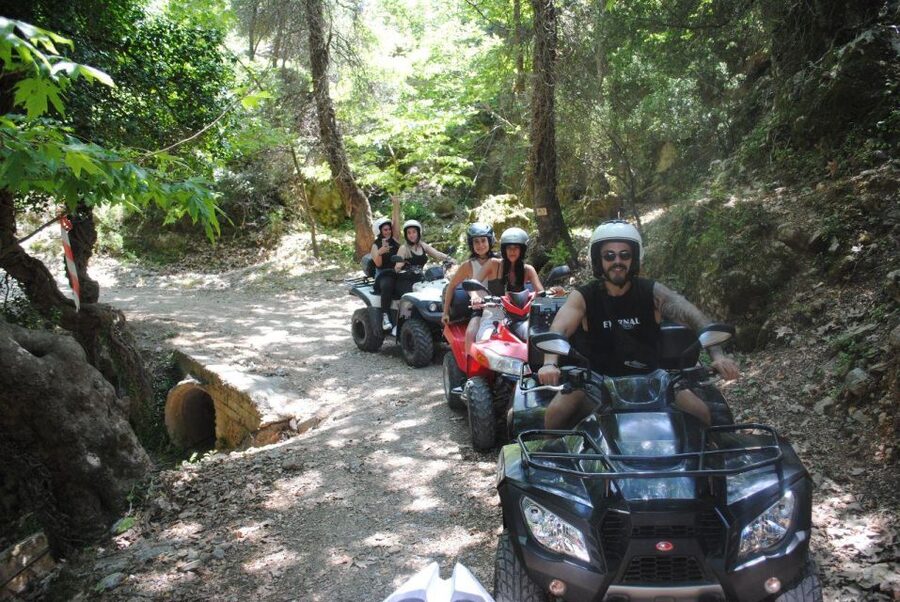 Crete: Quad Off-Road Tour to Villages with Hotel Transfers - Krasi: a village pause that breaks up the ride nicely