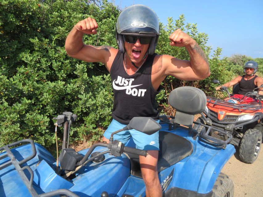 Crete: Quad Safari with Monastery, Malia Palace and Lunch - Dirt roads toward the mountains: the 800-year-old oak photo stop