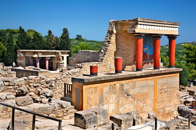 Crete Shore Trip & Knossos Palace from Heraklion (Iraklion) Port - Stop 2: Guided Knossos Palace highlights (Throne Room, frescoes, Minotaur myths)