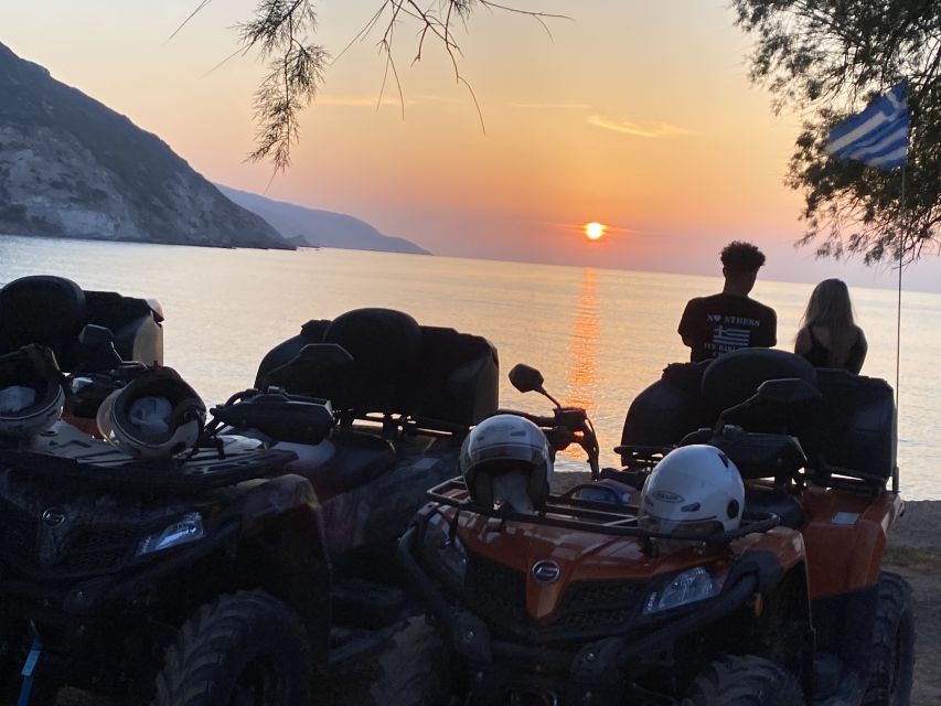 Crete: Sunset or Morning Quad with Local Products Tasting - Quad driving lesson first, so you actually enjoy the ride