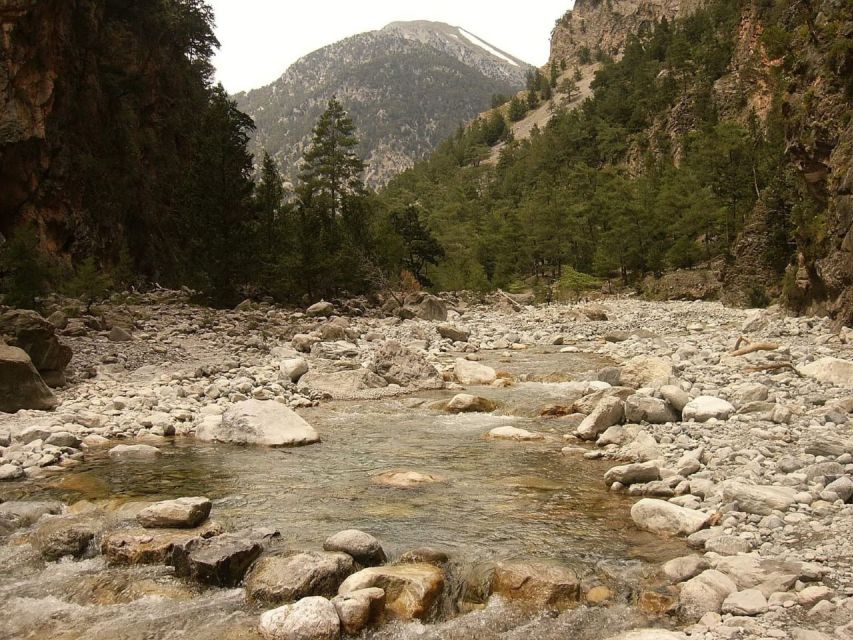 From Agia Galini/Matala: Samaria Gorge Hiking Tour - Omalos Plateau start: what the hike feels like right away