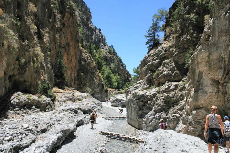 From Heraklion,Agia Pelagia,Malia: Samaria Gorge Guided Trip - The four-plus hours at Samaria: breaks and what they feel like