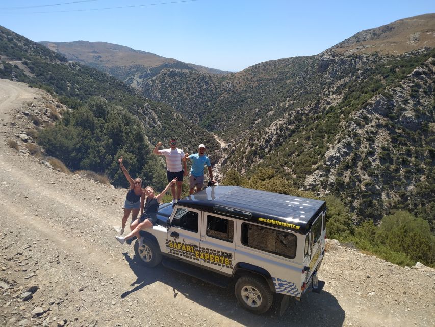 From Heraklion: Matala Beach - Caves & winery Full Day tour - Coffee break and the return: finishing with a slower moment