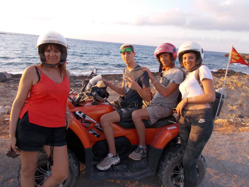 From Hersonissos/Malia: Guided Sunset Quad Safari - What You’re Really Buying for $73: Sunset + Off-Road Time