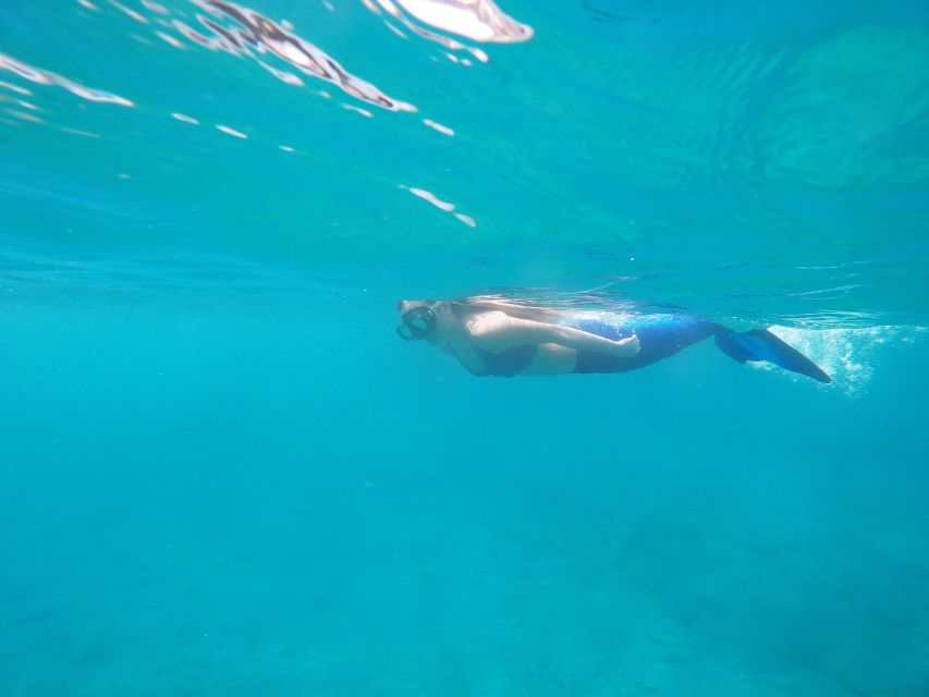 Heraklion: Diving, Swimming, and Snorkeling like a Mermaid - The mermaid gear: tail, monofin, and what to wear so you’re comfortable