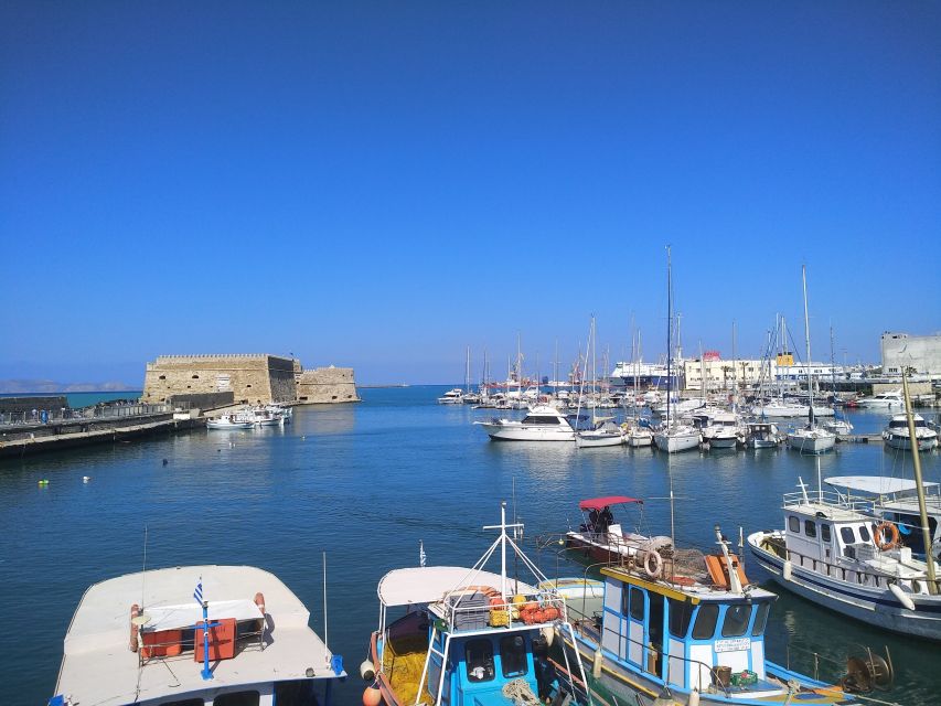 Heraklion: Ecobike Sightseeing Tour with Greek Meze - Central Market and Kornarou Square: where the city feels real