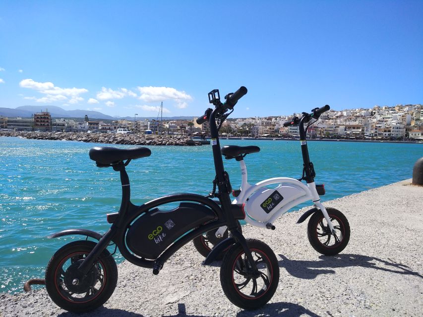 Heraklion: Ecobike Tour with Wine Tasting - Stop-by-stop: from Karavolas to the Morosini Lions Fountain