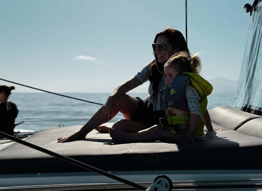 Heraklion Luxury Catamaran Dia Isla -Gourmet Lunch Top Rated - Sea scooters and other request-only extras