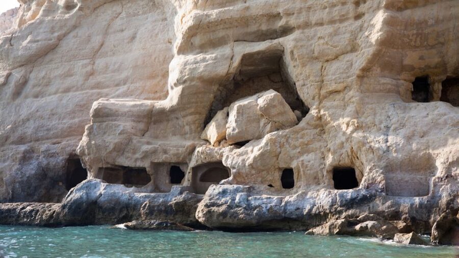 Heraklion: Matala Beach, Hippie Caves & Odigitria Monastery - Gortyn Ruins Stop: Quick Archaeology, Limited Patience Needed