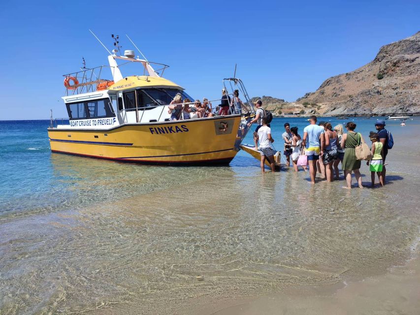 Heraklion: Preveli By Boat, Damnoni & Kourtaliotiko Springs - The short transfer to Damnioni: calm time before the beach
