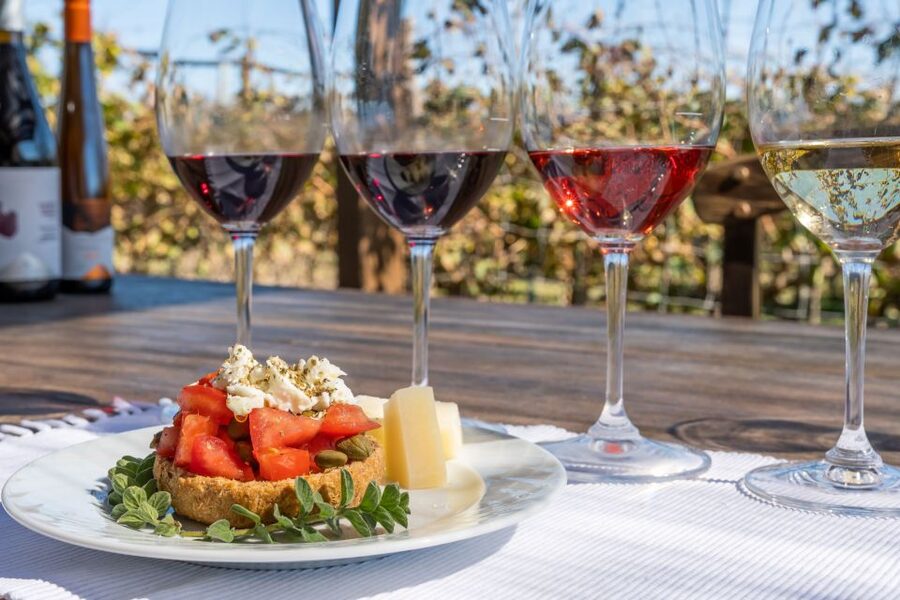 Heraklion: Private Food and Wine Tour with a local Sommelier - The medieval wine press near Alagni: old methods, real views, and wild herbs