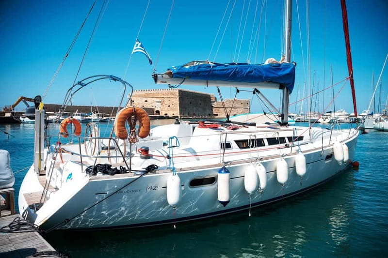 Heraklion: Sailing Trip to Dia Island with Lunch & Swimming - Crew and boat experience: safety, attention, and real personalities