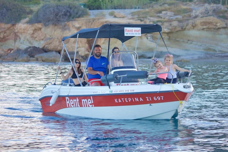 Hersonissos: Rent a Boat - No License Needed - Key highlights I’d prioritize
