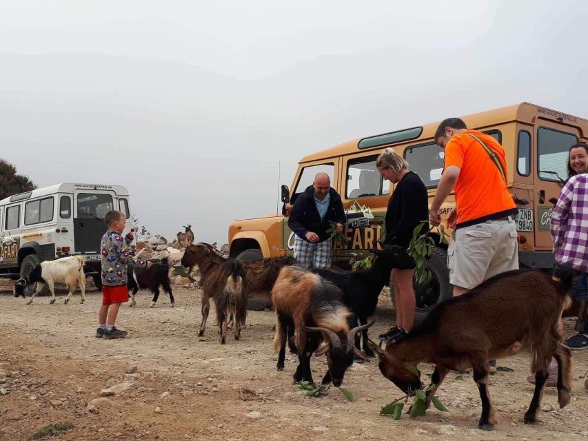 MALIA: Land rover Safari Lasithi Plateau and Zeus Cave - The Traditional Meal With Local Wine and Water