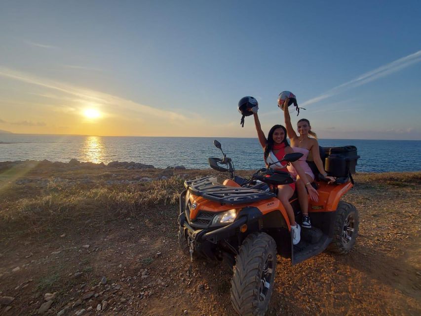 Malia: Off-Road Quad Safari Evening Tour with Dinner - The last push: motocross track area off-road time