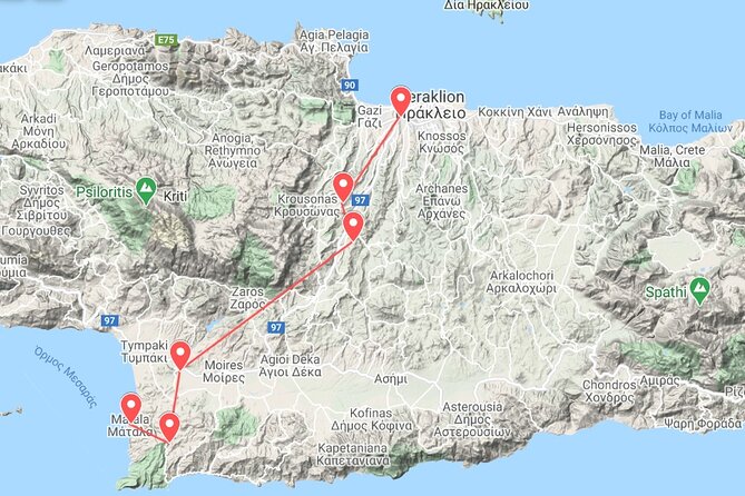 Orthodox Crete: In the Footsteps of the Apostle Paul from 55 AD - Matala Beach finish: caves, Gortyna vibes, and a seafood reward