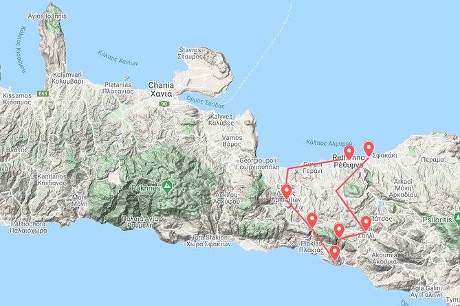 Secrets of West Crete & Rethymno Town Private Tour from Heraklion - Stop 5: Ancient Lappa at Argiroupoli—waterfalls and old roots