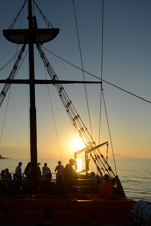 Sunset cruise at St. George Bay from Hersonissos port - Food and One Drink: The Onboard BBQ Plan