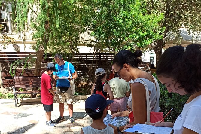 The Hunt of the Olympian Gods, scavenger hunt for families, prive - Practical realities: walking, weather, English, and the no-photo rule