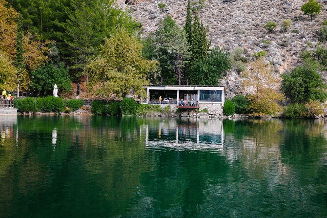 Trypiti beach and gorge Jeep Safari - Stop 1: Lake of Zaros Votomos—morning calm before the action